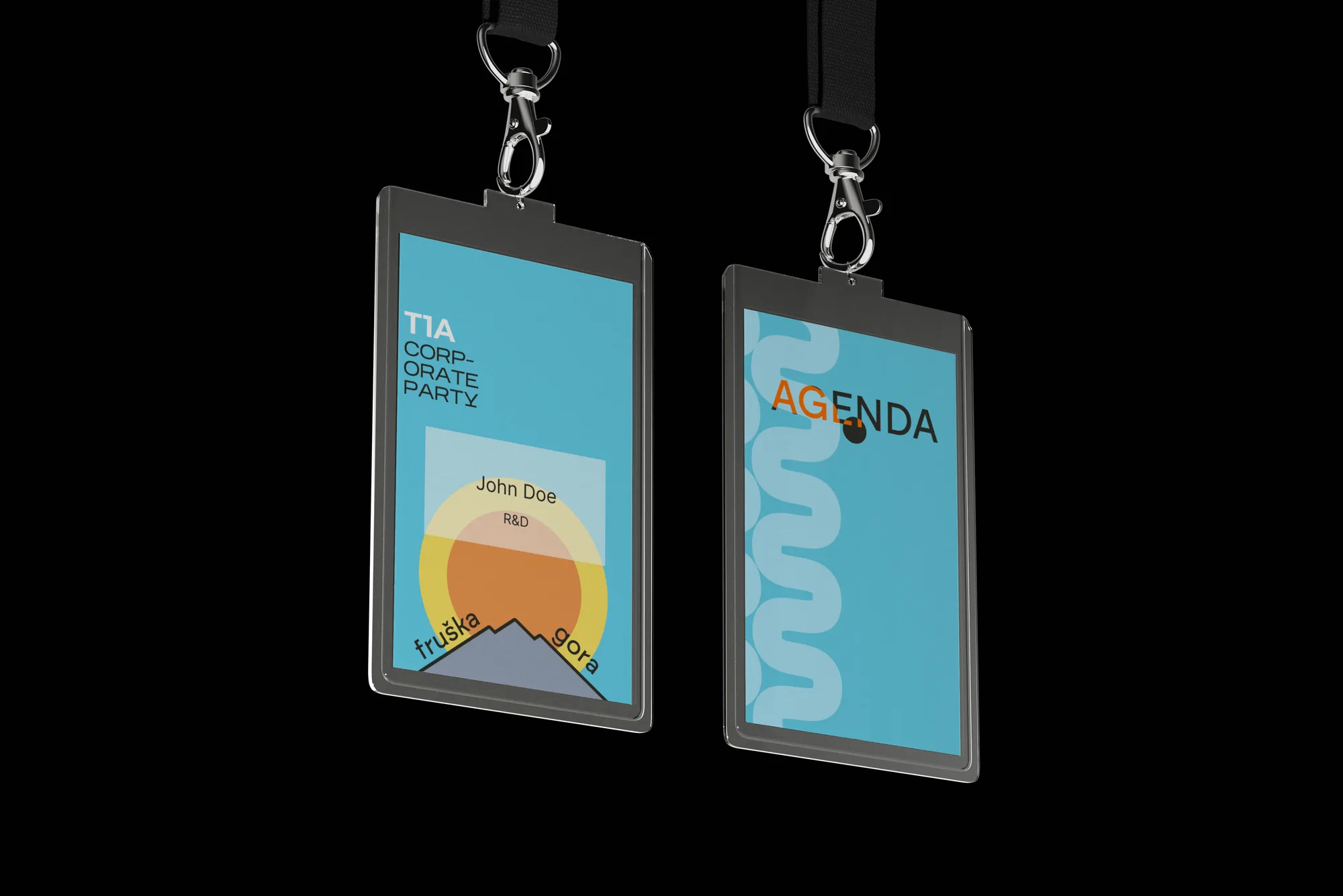 T1A anniversary name-tag badges